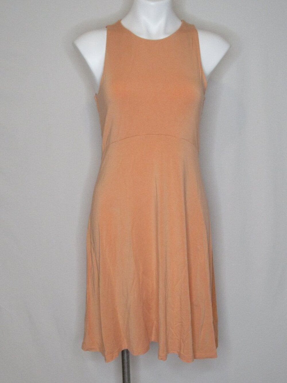 Athleta Peach Orange Santorini Thera Dress Summer Sleeveless Tank Women's M